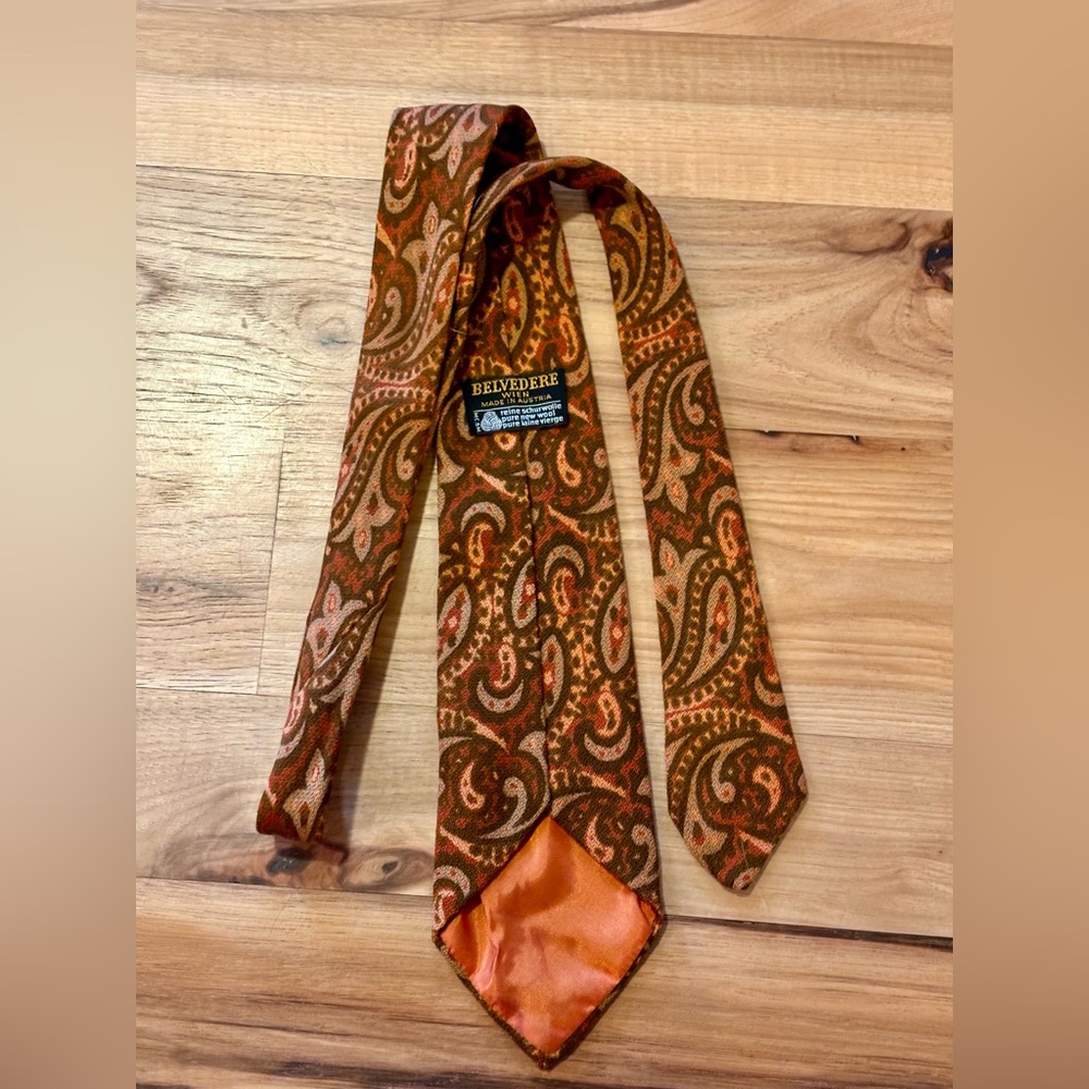 Vintage Belvedere Paisley Tie